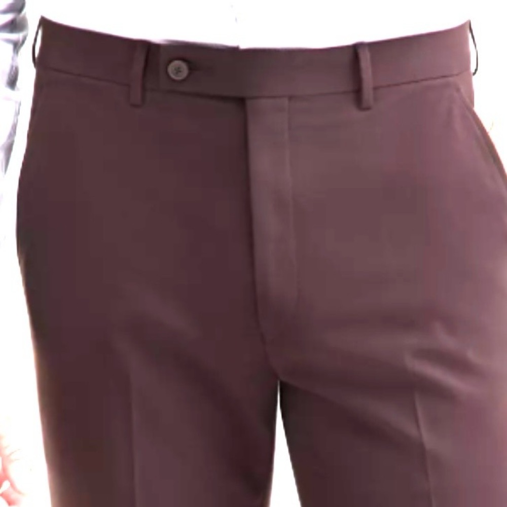 Calvin Klein Men's Brown Dress Pants